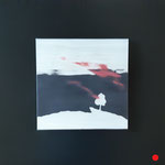 Série noir et blanc , carré magique n°8. Marqueterie contemporaine . VENDU