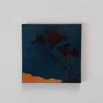 Série bleue , carré magique n°1 . Art contemporain, marqueterie . 150€ 