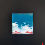 Série " les minis" n°9 . Marqueterie contemporaine . VENDU 