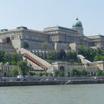 Der Burgberg von Buda mit der Königsresidenz