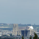 Blick auf die Kathedrale von Reims