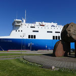 Dicke Pötte am Hafen in Ventspils