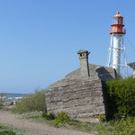 Ein Leuchtturm und ein perfekter Strand-Parkplatz zum Urlaubsausklang