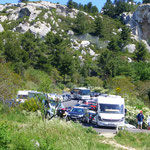 Besucherandrang en masse an einem der Hot Spots der Provence