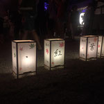 Etwas enttäuschend ist unser Besuch auf dem Lichterfest im Shimogamo-jinja-Schrein