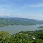 Von der Burg Visegrad haben wir einen wunderschönen Ausblick auf die Donau