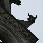 Die Ochsenfiguren im Turm sind ein Markenzeichen der Kathedrale und gehen auf eine Legende zurück