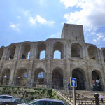 Eines der Wahrzeichen von Arles - das römische Amphitheater
