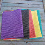 petits coupons de toile deviendront tabliers