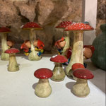 les champignons en céramique de Anemie