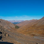 auf über 2000 m gibt es keine Bäume und kaum noch Vegetation...