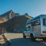 Der Pass Colle dell'Agnello (2744m)...