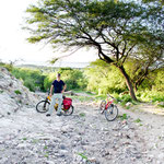 ....Arturo and Rudi on his bycicle tour......