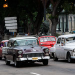 immer noch in der Mehrzahl - Oldtimer in Havanna