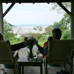 The Spa area with a great view and hammocks....