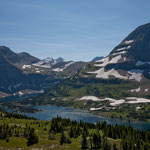 "Gunsight Mountain" - 2.821 m und rundherum von Gletschern geschliffen