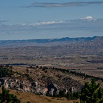 Blick von den Bighorn Mountains in die "Sheridan Ebene"