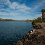 Der Rio Mulege mündet hier in den Golf von Kalifornien