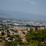 Hier ein Blick von oben auf Oaxaca