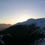 Die Sonne noch versteckt....