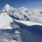 Die Aussicht neben König u Ortler vorbei war heute wieder einmalig