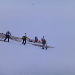 Steigeisenmontage, Portage ist angesagt