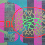 SIN TÍTULO. Acrílico sobre madera. 73X50. 2003
