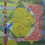 PASOS CONTADOS. Acrílico sobre madera. 114x146. 2004