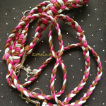 3fach verstellbare Leine aus 3 Farben
