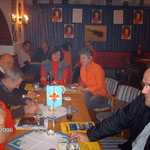 Rechts vorne Gerhard Schönberger, unser neues Gildemitglied
