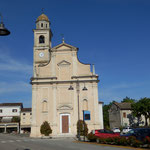 La chiesa parrocchiale di Villimpenta luogo della rassegna