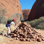 Cairn de KERNH de l'autre bout du mpnde. Dans le désert rouge d'Australie. Merci à Suzie