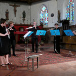 2007 - Bois Le Roy (Eure) - Quand PentaGônes était réellement un quintette ! /When PentaGônes was really a quintet! Aurélia Beziau, Valérie Lewandowski, Ghyslain Regard, Delphine Marcorelles, Sophie Dufeutrelle