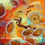 "Blick in der Untergrund", 80 cm x 80 cm 