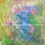 "Sommer 22 - Astern",  Acryl, Airbrush, Acrylspray 40 cm x 50 cm (in Privatbesitz)