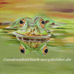 "Alles im Blick", 100 x 100 cm  (in Privatbesitz)
