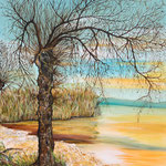 "Am See", 80 x 100 cm (in Privatbesitz)