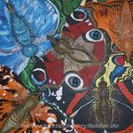 "Schmetterlinge", 100 cm x 100 cm
