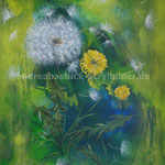 "Florale Impressionen Pusteblume", 80 cm x 100 cm (in Privatbesitz)