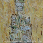 "Strukturen einer Birkenrinde" 80 x 120 cm, Spachtelmasse, Acryl