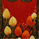 "Hausnummer Rot", 30 cm x 80 cm, Acryl (in Privatbesitz)