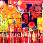 "Parkinterpretation", 150 cm x 50 cm (in Privatbesitz)