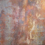 Rost I, 2011, Acryl,Papier/MP, 50 x 70 cm