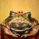 Froschkönig, 2005, Acryl/LW, 50 x 60 cm