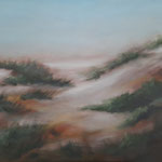 "Dünenlandschaft", Öl auf Leinwand, 80x100 cm, Pinseltechnik