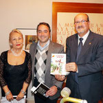 Con Encarna Recio, locutora de radio, poetisa y rapsoda.Rafael Gómez,Concejal de Cultura del Excmo. Ayuntamiento de Murcia