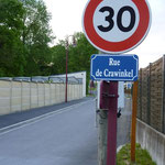 19.05.2012 - Beim 10. Partnerschaftstreffen im Jahre 2002 in Juniville wurde eine Straße in "Rue de Crawinkel" benannt. 