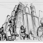 Test scene for comic