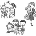 幼児モノクロ１《デジタル》