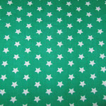 Stern 14 - grün mit weissen Sternen 